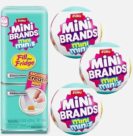 Mini Brands Fill the Fridge mini fridge set product photo