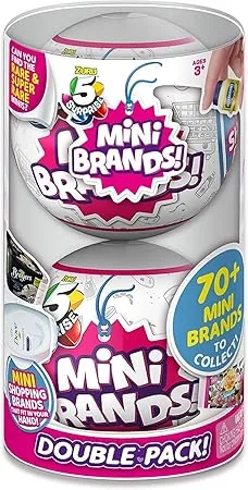 Mini Brands Series 1 two pack gold tube mystery capsules