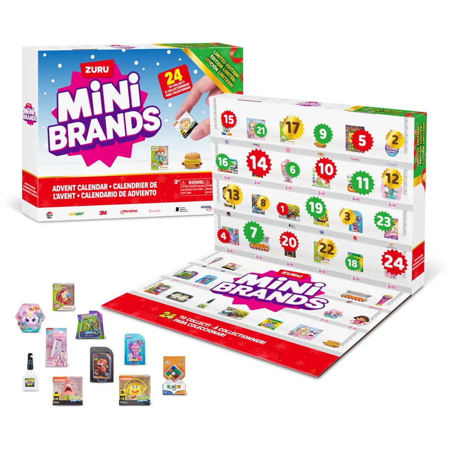 Mini Brands advent calendar box photo