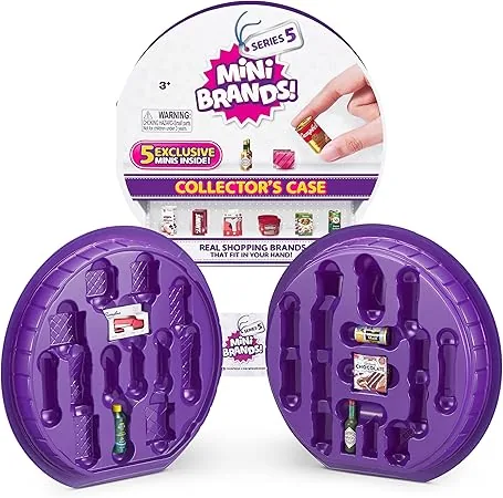 Mini Brands Series 5 collector case holding 30 miniatures with exclusive bonus items