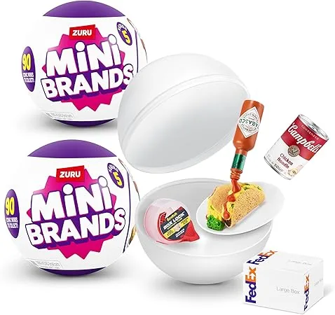 Mini Brands Series 5 two-pack capsules product photo