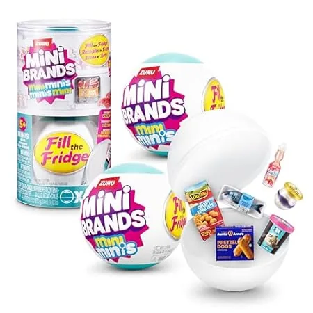 Mini Brands Fill the Fridge Mini Minis capsules two pack