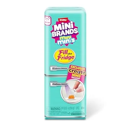 Mini Brands Fill The Fridge Playset with UV Light by ZURU